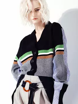 2023 Women's Sweater + Striped Cardigan - Anchored Shop