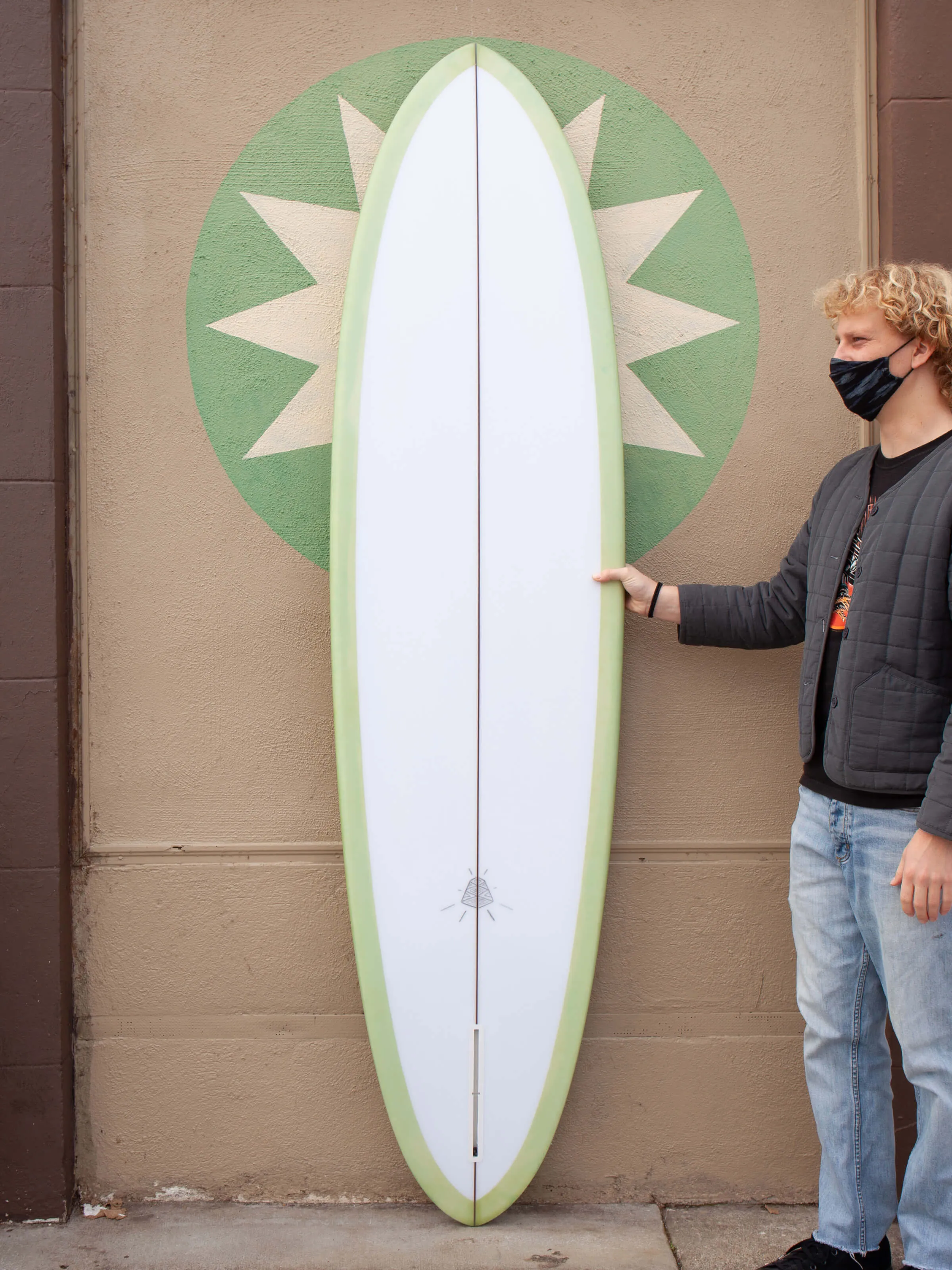 7'6 Alex Lopez Single Fin surfboard