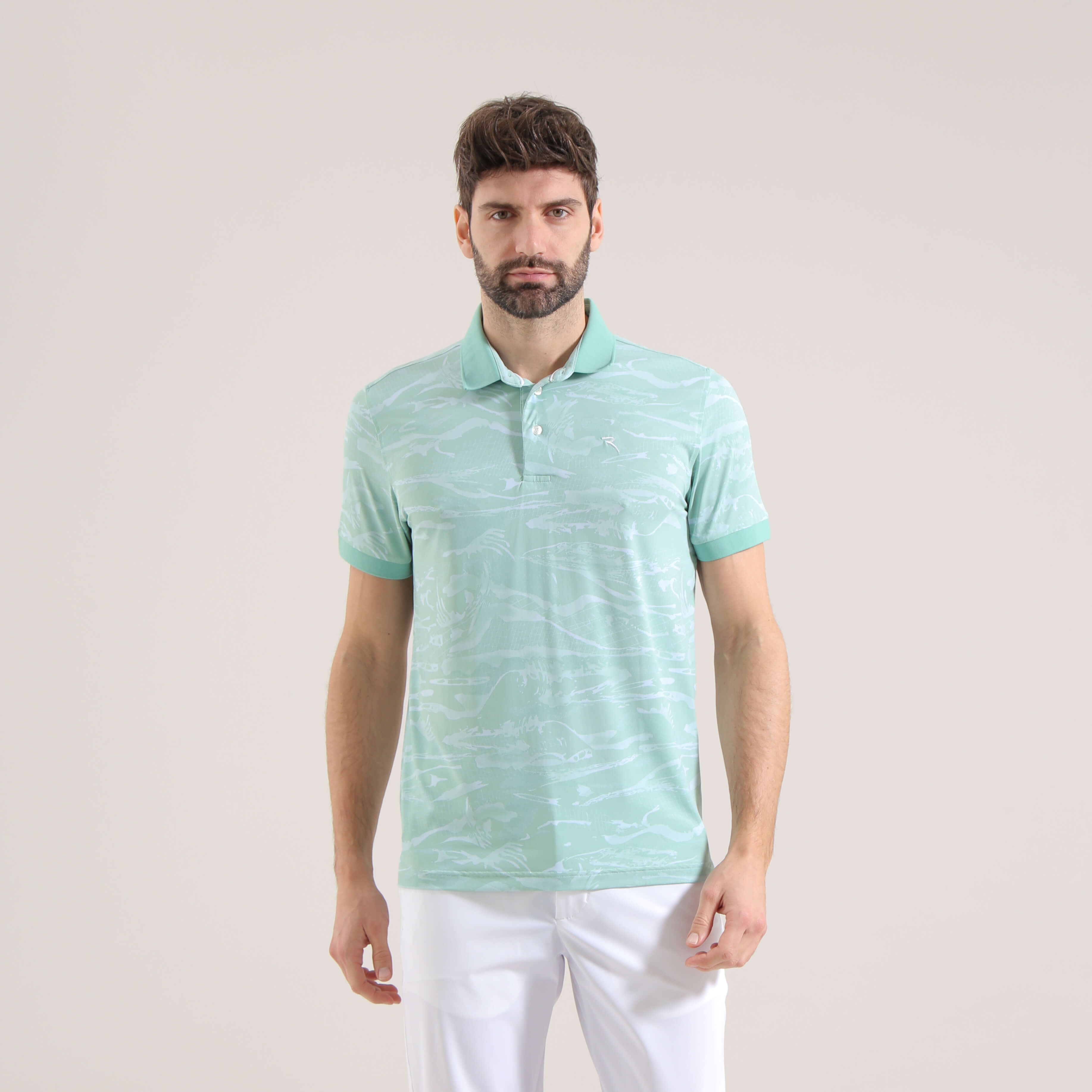 ABRIGO | Eco-Friendly Printed Polo with Sunblock