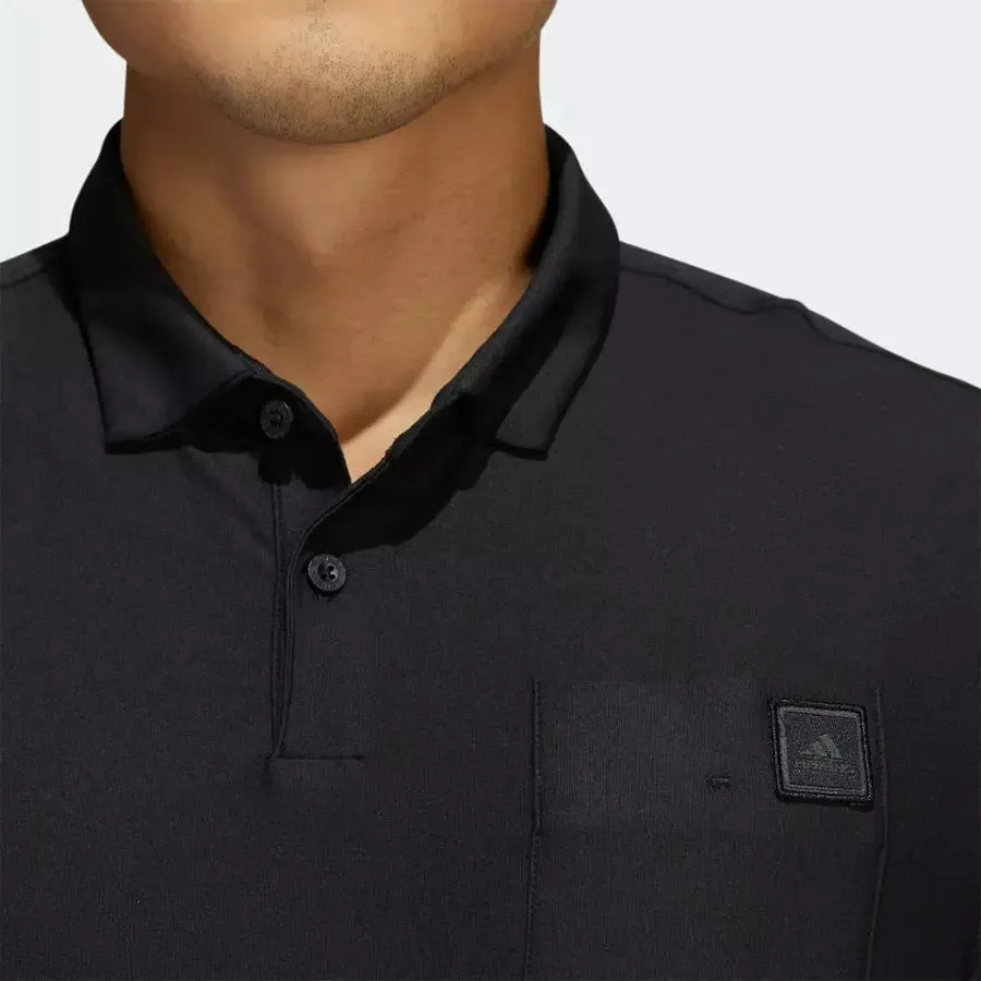 Adidas Men's Black Polo Shirt