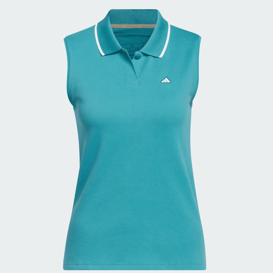 Adidas Ladies Golf Polo Shirt - Turquoise