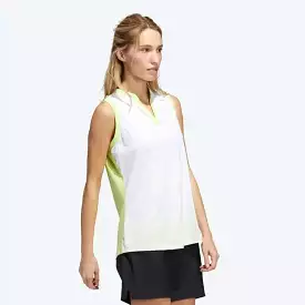 Adidas ladies gradient sleeveless polo shirt