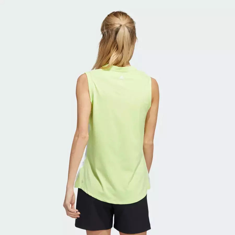 Adidas ladies gradient sleeveless polo shirt