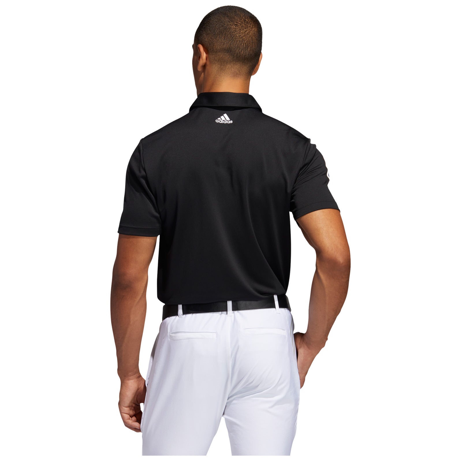 adidas Men's Polo Shirt: 3-Stripe Basic Design