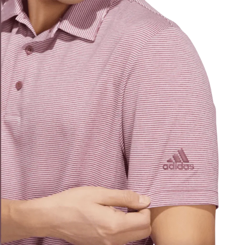 Adidas Polo Shirt with Ottoman Stripe