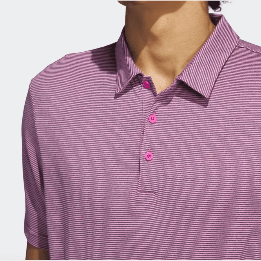 Adidas Polo Shirt with Ottoman Stripe