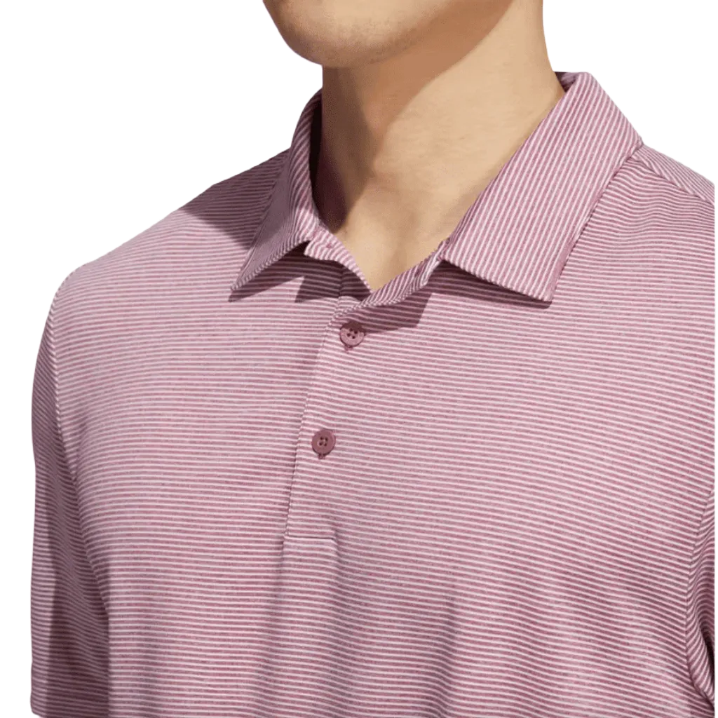 Adidas Polo Shirt with Ottoman Stripe