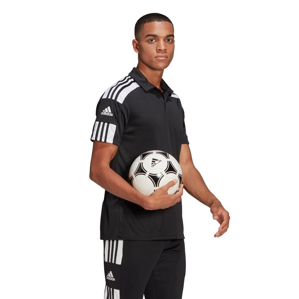 Adidas Squadra 21 Polo Shirt - Black/White