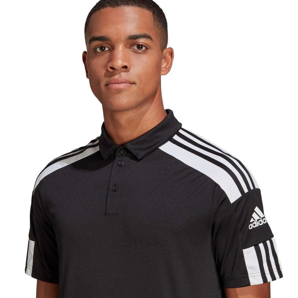 Adidas Squadra 21 Polo Shirt - Black/White