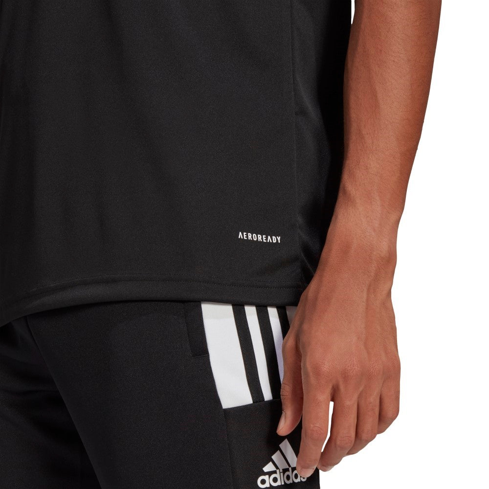 Adidas Squadra 21 Polo Shirt - Black/White