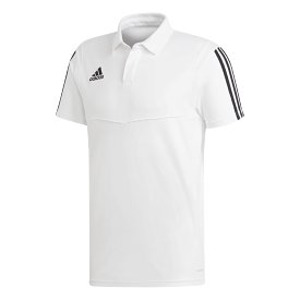 Adidas Tiro 19 Polo in White/Black