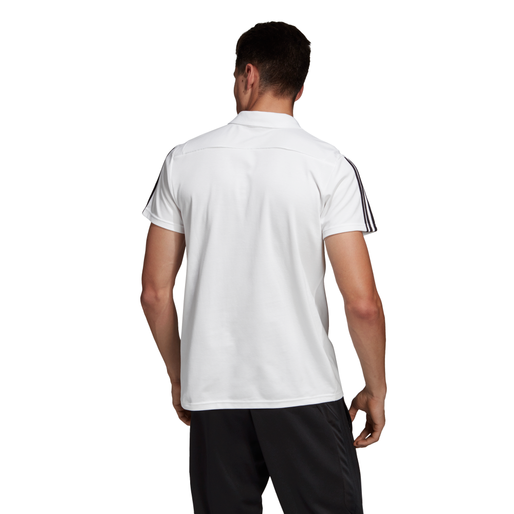 Adidas Tiro 19 Polo in White/Black