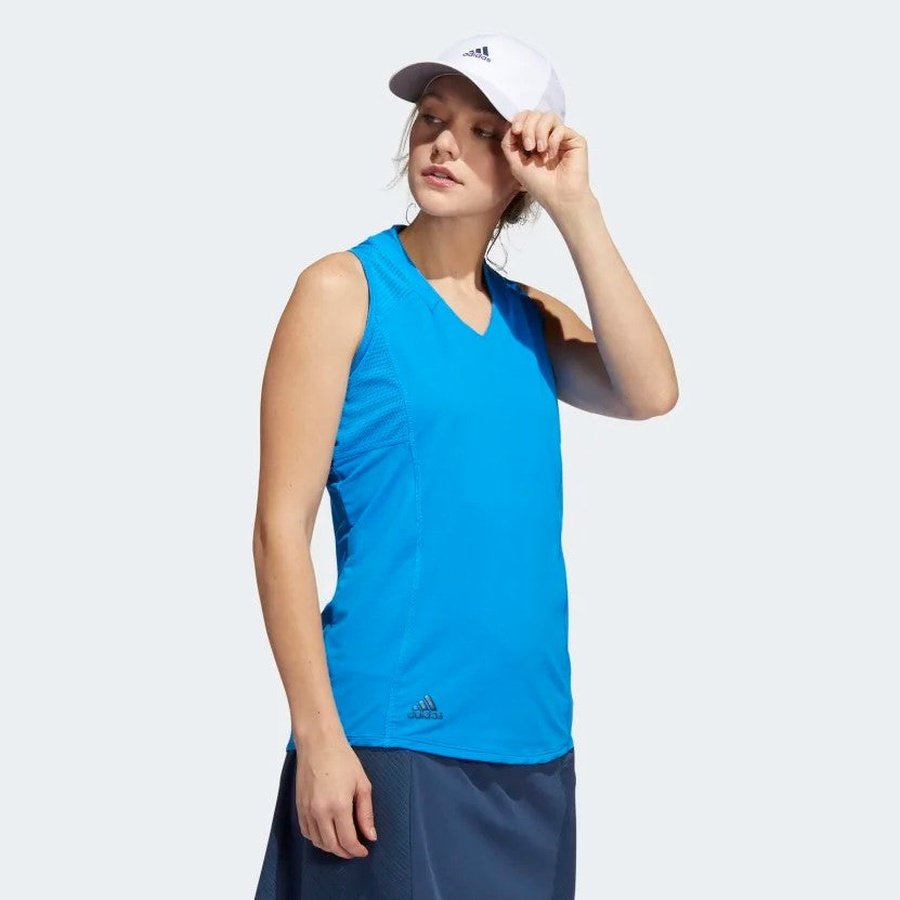 Adidas Women's HEAT.RDY Sleeveless Polo Shirt