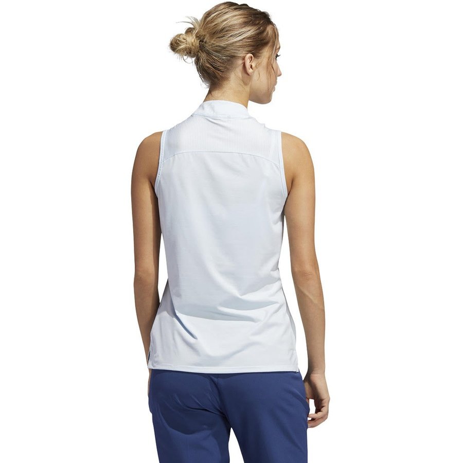 Adidas Women's Sleeveless Polo Shirt - Crossover Design