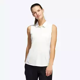 Adidas Women's Ultimate 365 Sleeveless Polo Shirt White