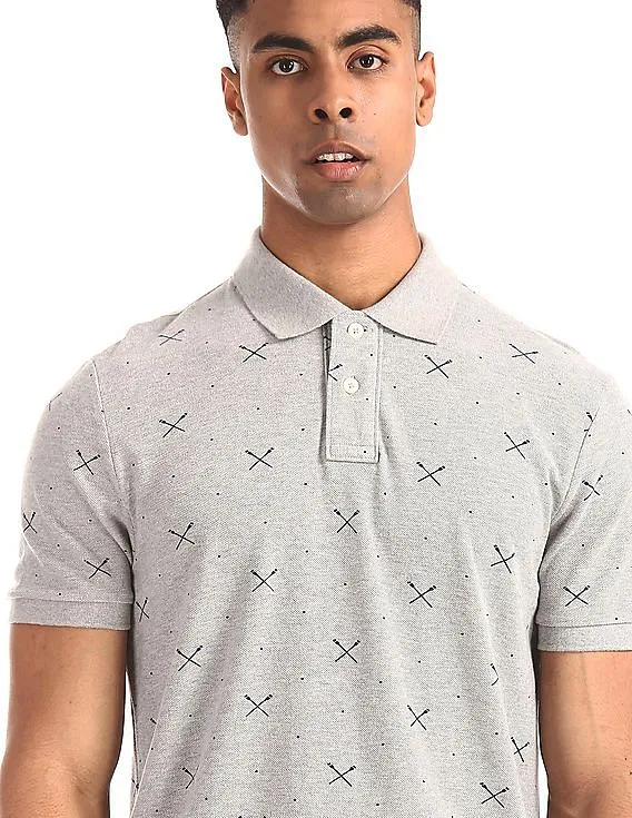 Aeropostale Grey Polo Shirt for Men