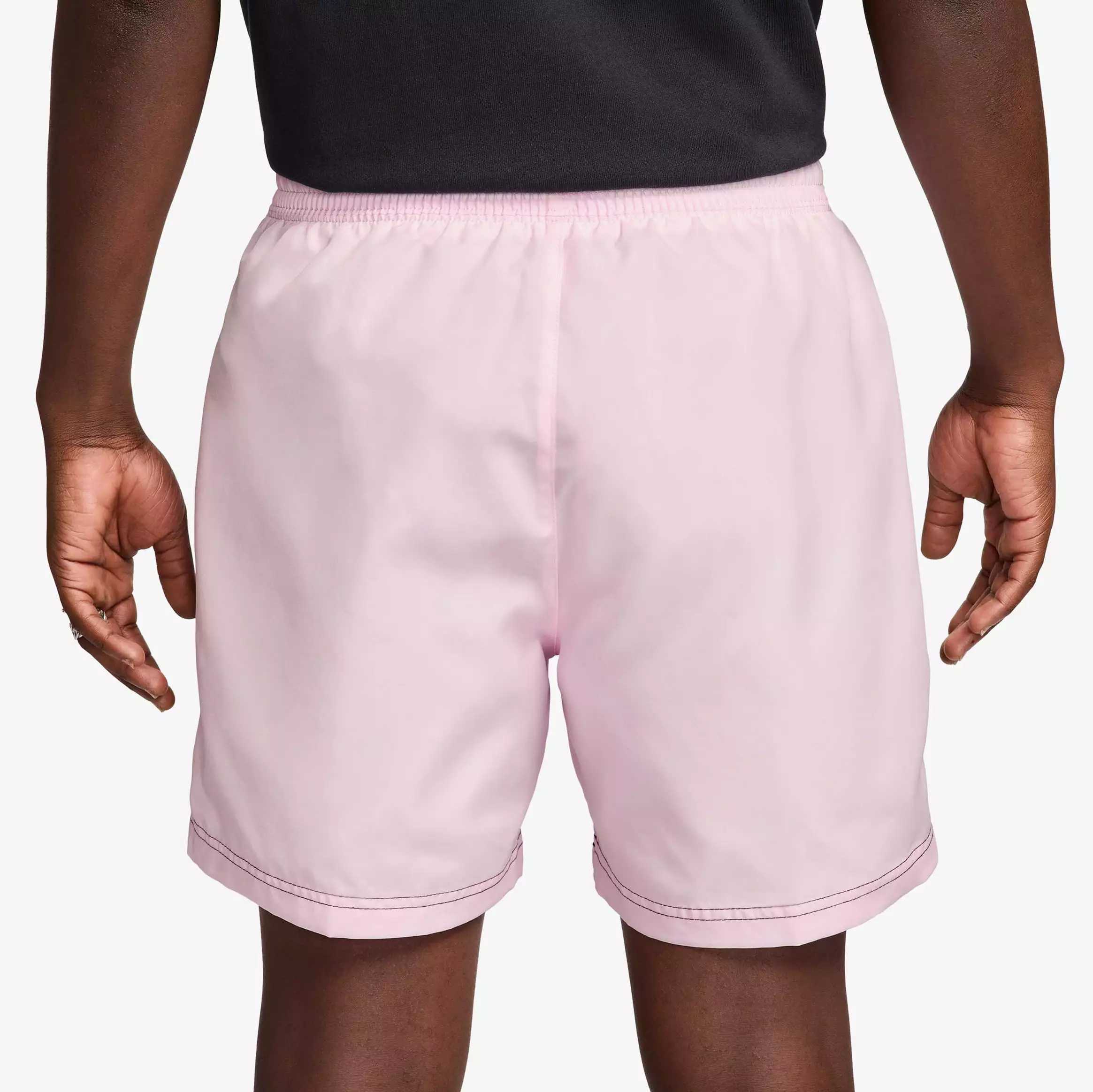 Air Woven Track Shorts for Men - Pink/Black