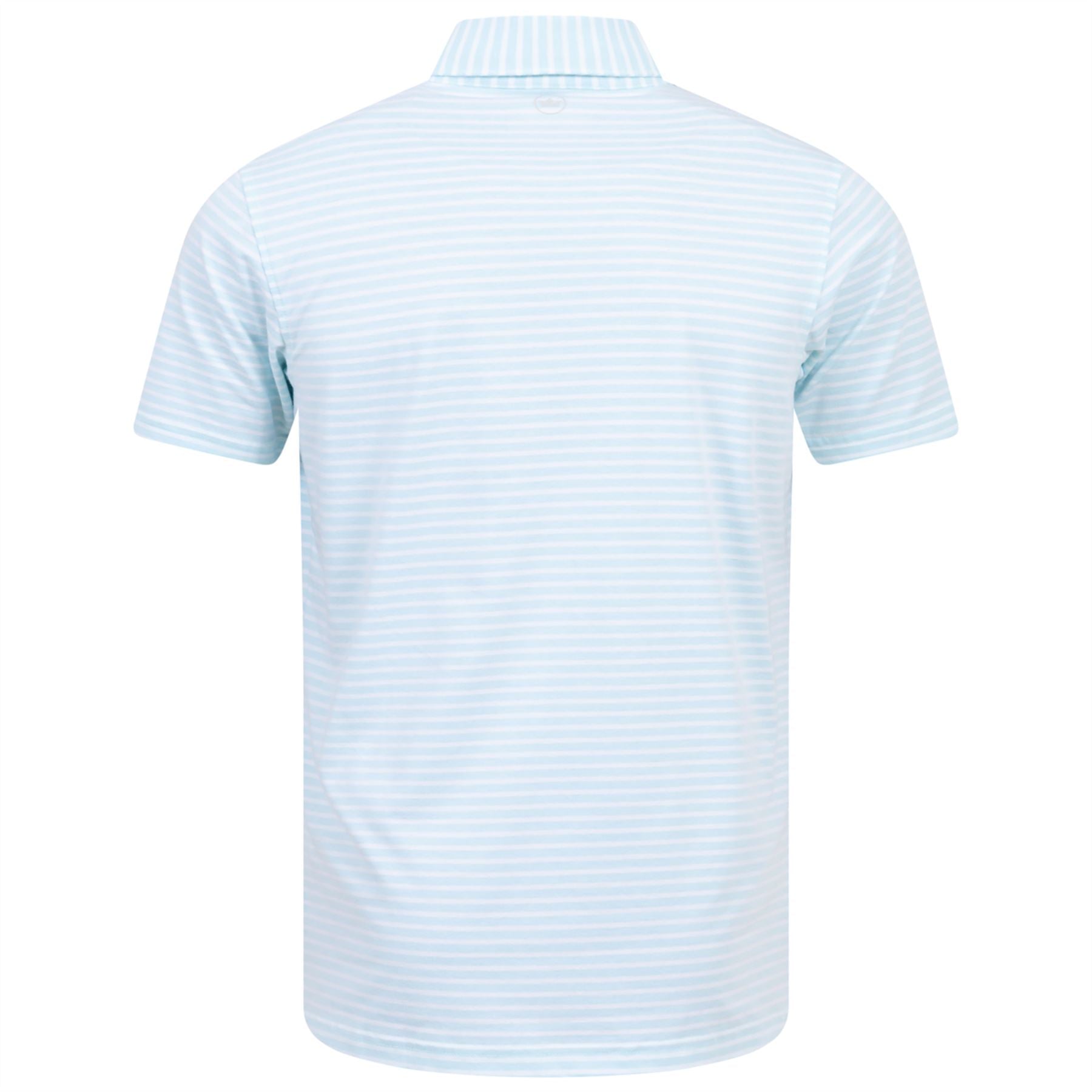 Albatross Tailored Fit Cotton Pique Polo - Iced Aqua Blue