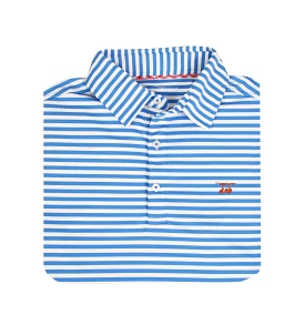 Albatross Youth Polo Shirt – Regatta/White Wide Stripe