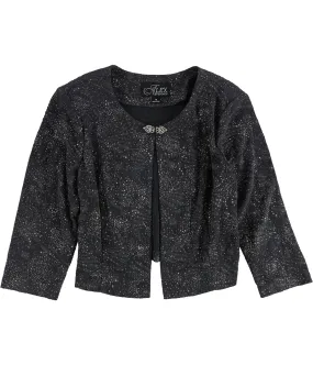 Alex Evenings Jacquard Blazer Jacket for Women