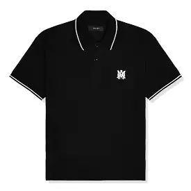 Amiri Black Polo Shirt, Short Sleeve, Solid