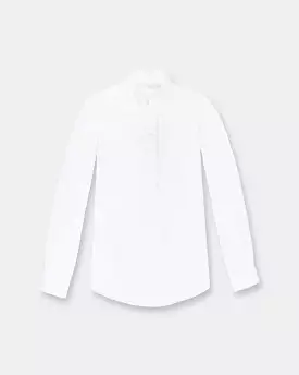 Ann Mashburn White Poplin Tomboy Shirt