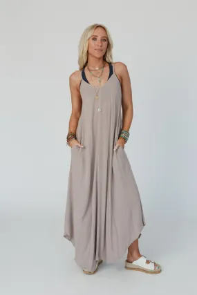 Another Level Maxi Dress, Ash Mocha