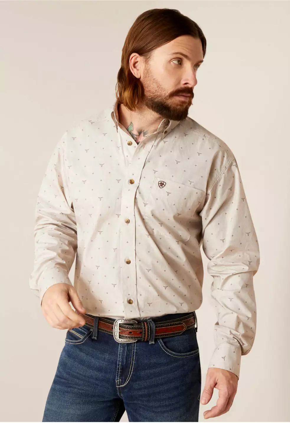 Ariat Beau shirt, classic fit, button down.