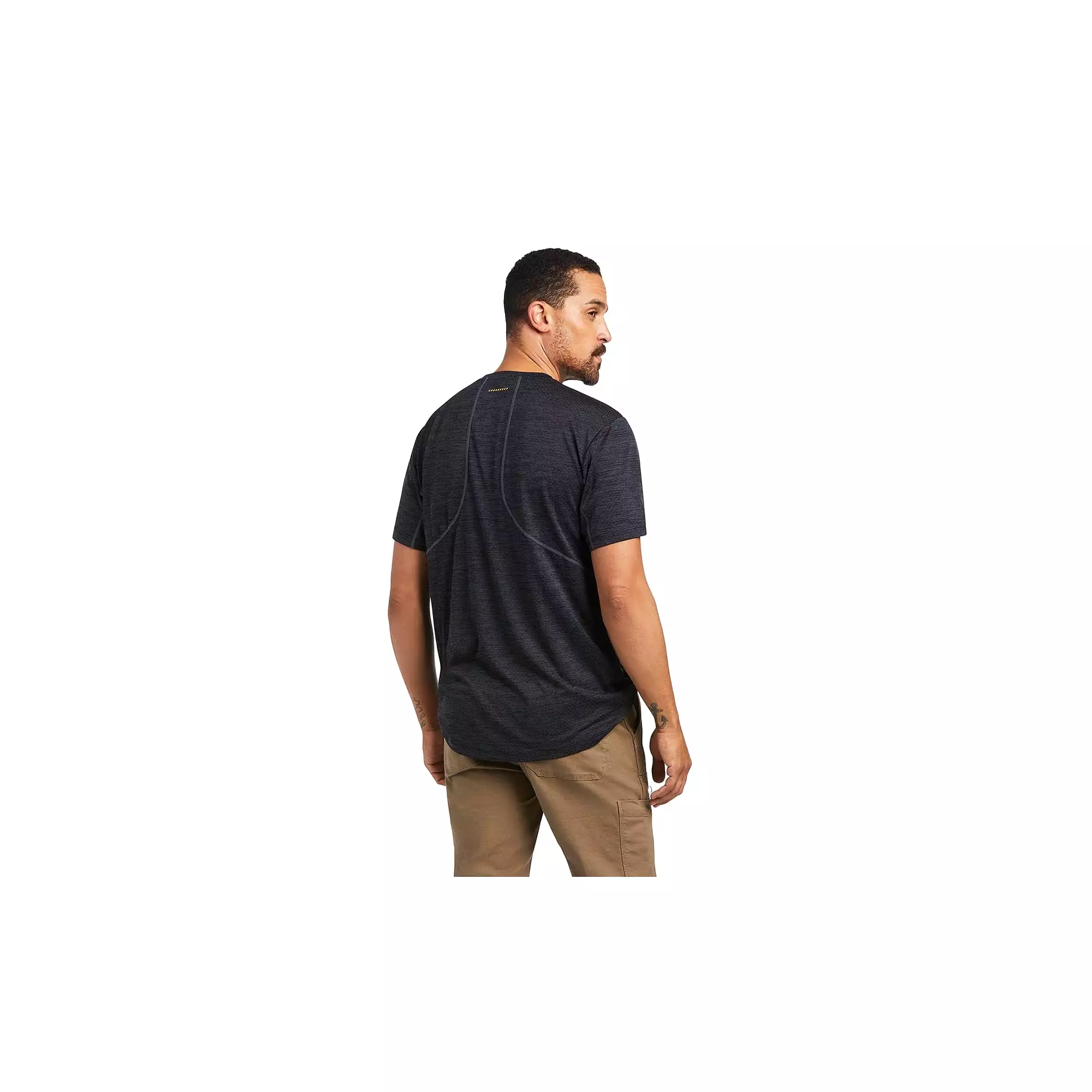 Ariat Evolution Black Short Sleeve Athletic Fit T-Shirt.