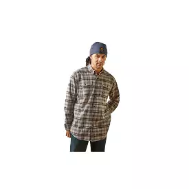 Ariat Flannel Work Shirt - Long Sleeve - Alloy Plaid