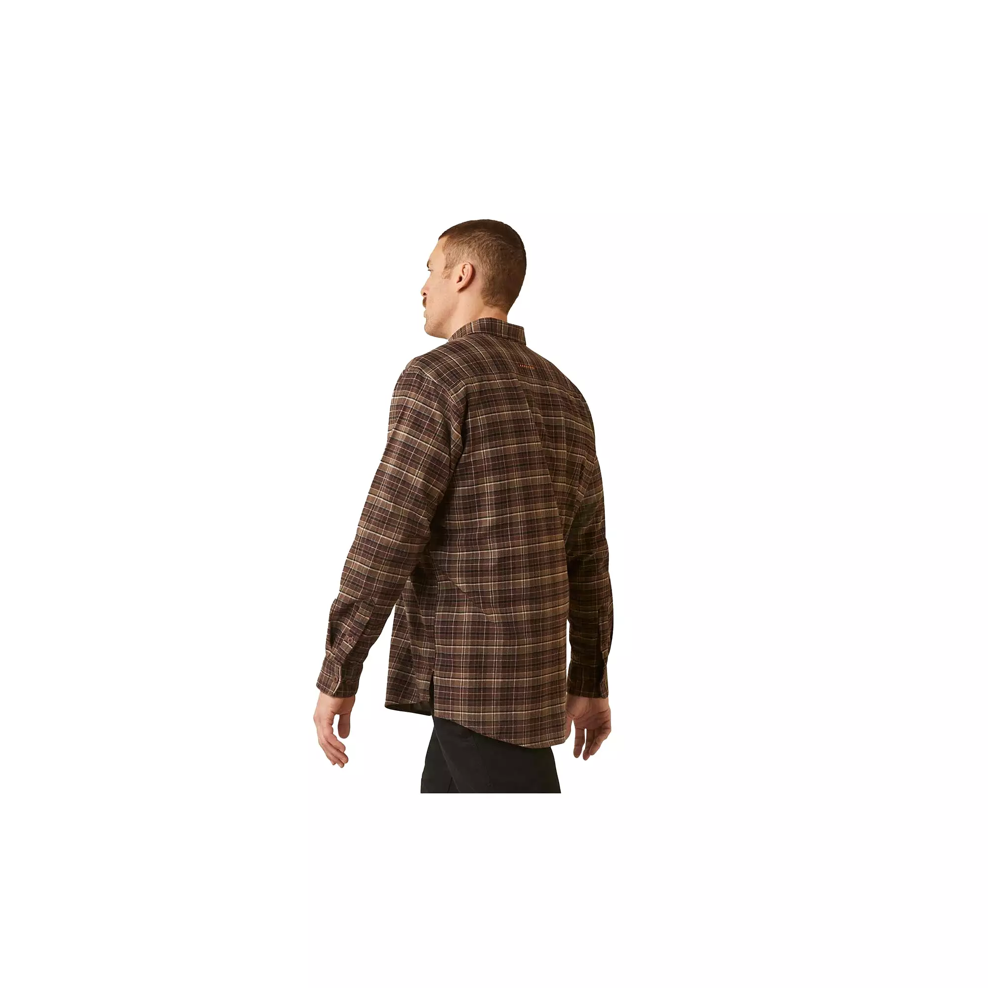 Ariat Flannel Work Shirt - Long Sleeve - Beech Plaid