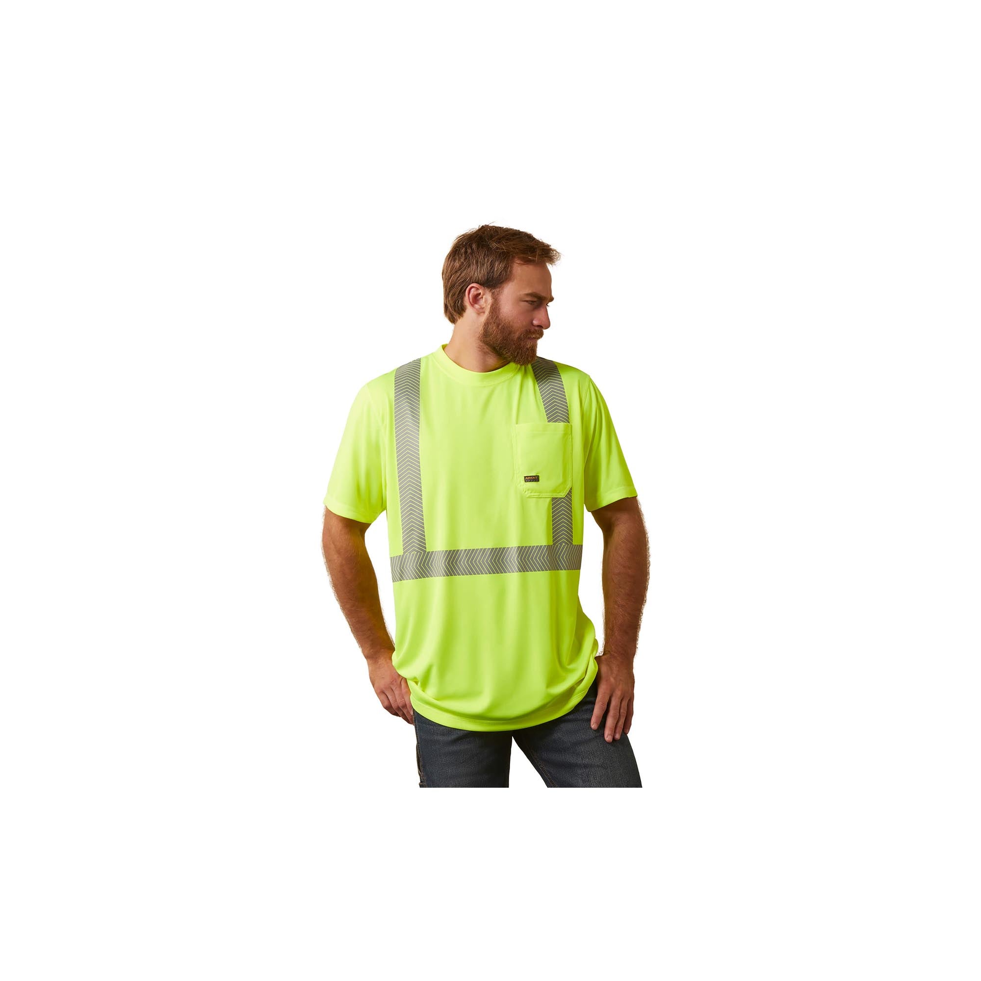 Ariat Hi-Vis ANSI T-Shirt - Short Sleeve - Hi Visibility Yellow