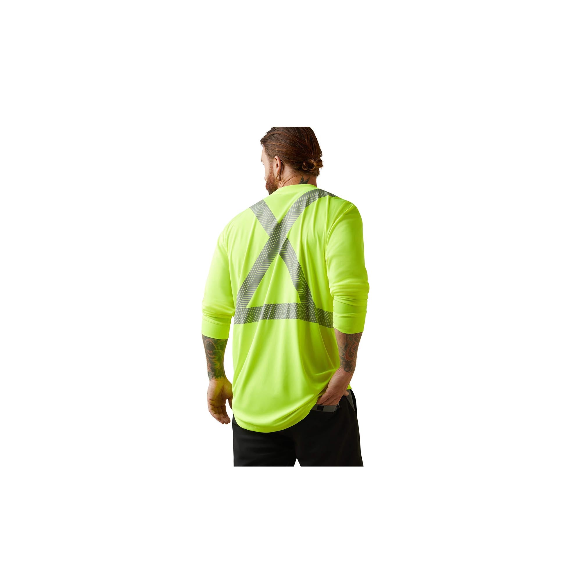 Ariat Hi-Vis Long Sleeve T-Shirt - Hi Vis Yellow ANSI Certified