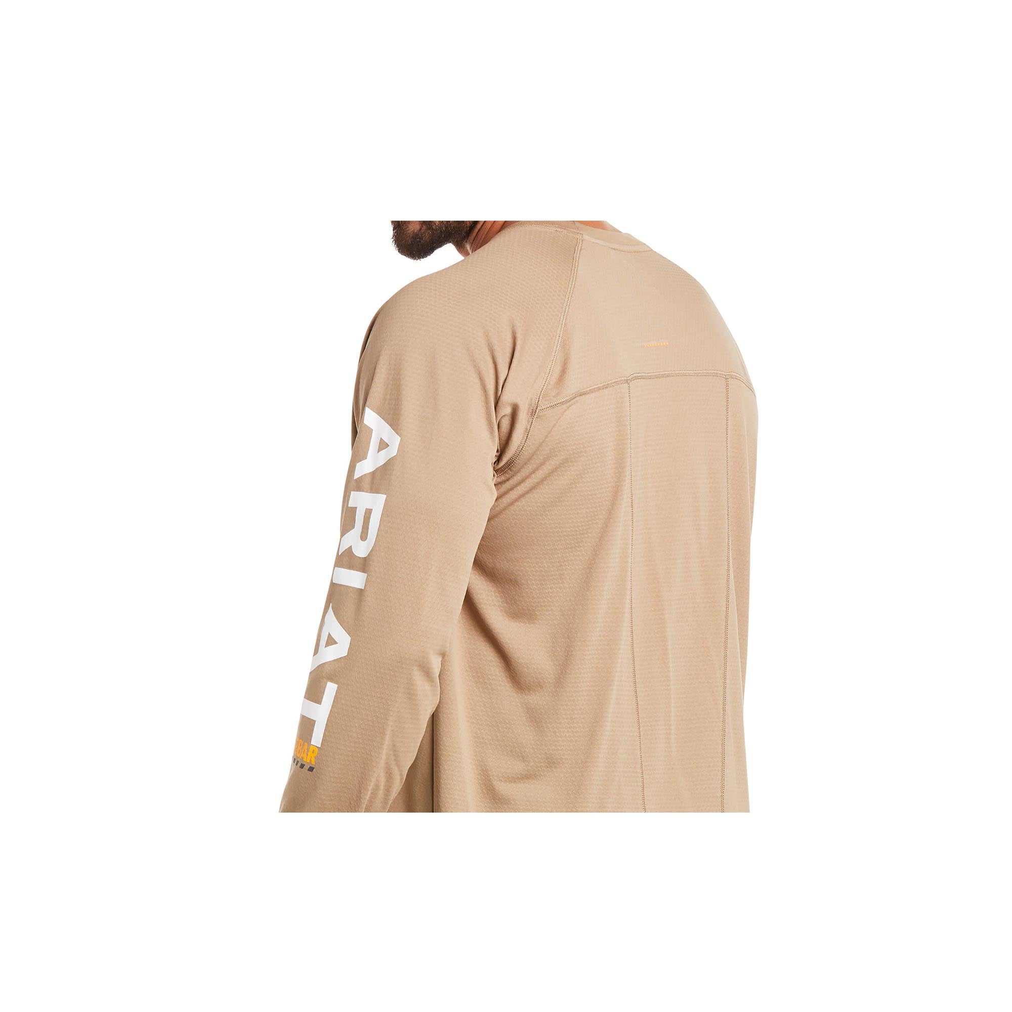 Ariat Khaki LS T-Shirt HeatFighter Rebar - Top Choice!