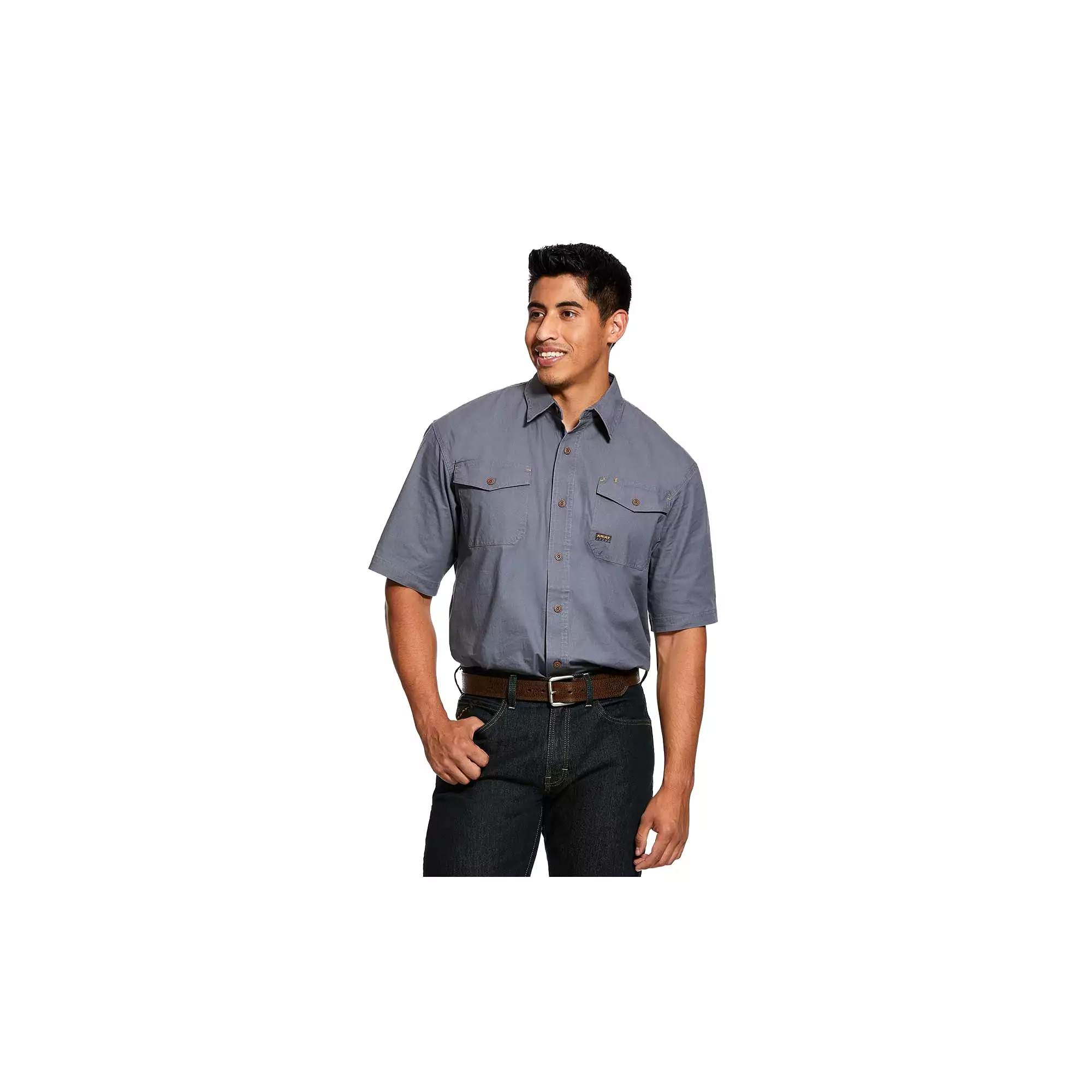 Ariat Rebar DuraStretch Work Shirt - Steel