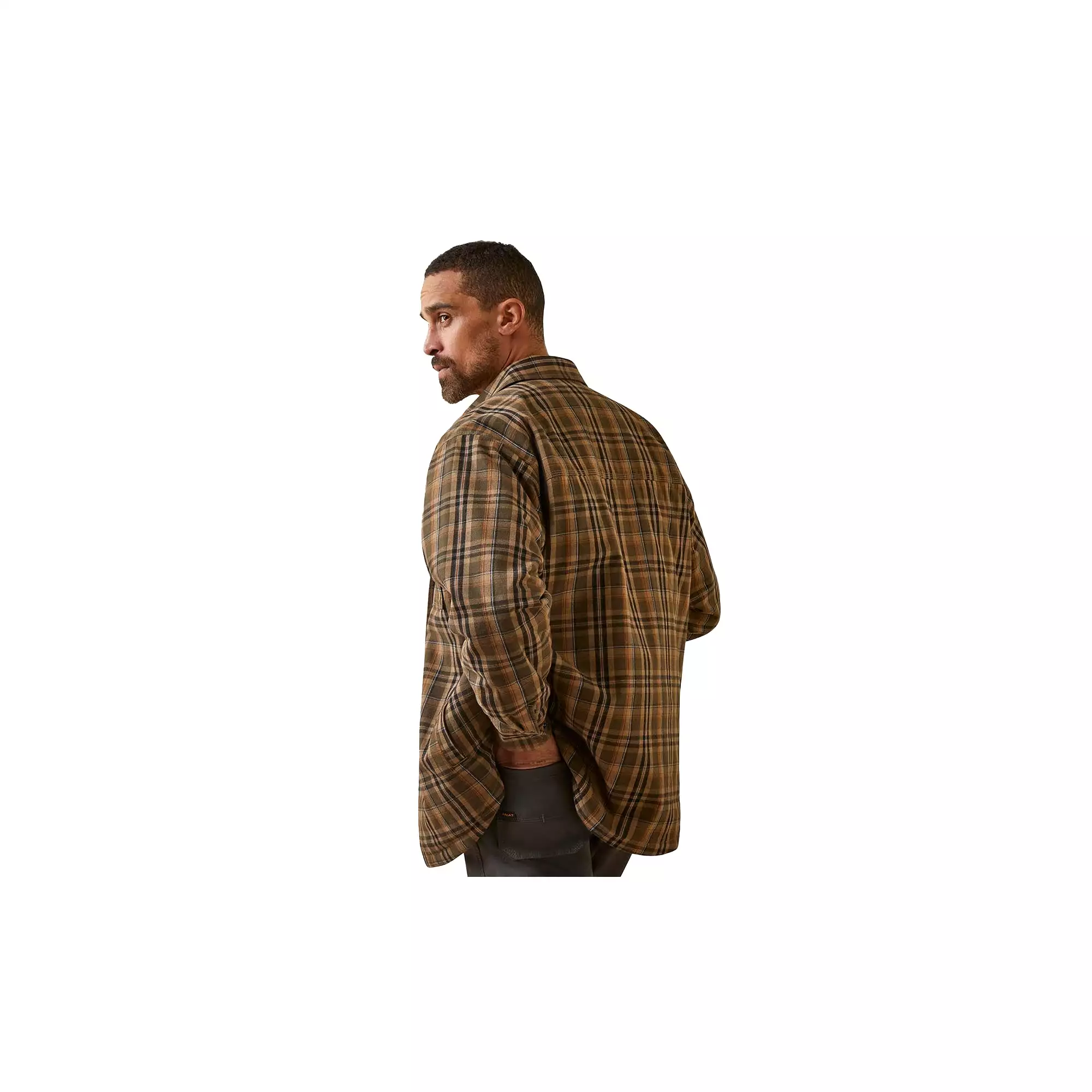 Ariat Rebar Flannel Insulated Shirt Jacket Wren Plaid