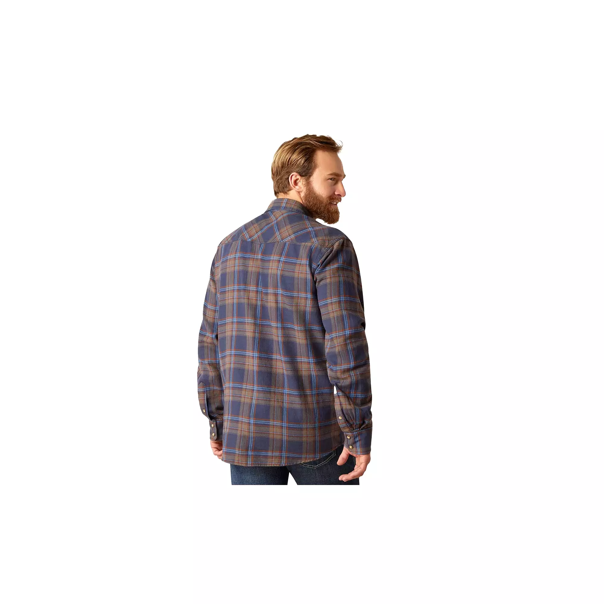 Ariat Retro Long Sleeve Shirt - Mood Indigo - Blue