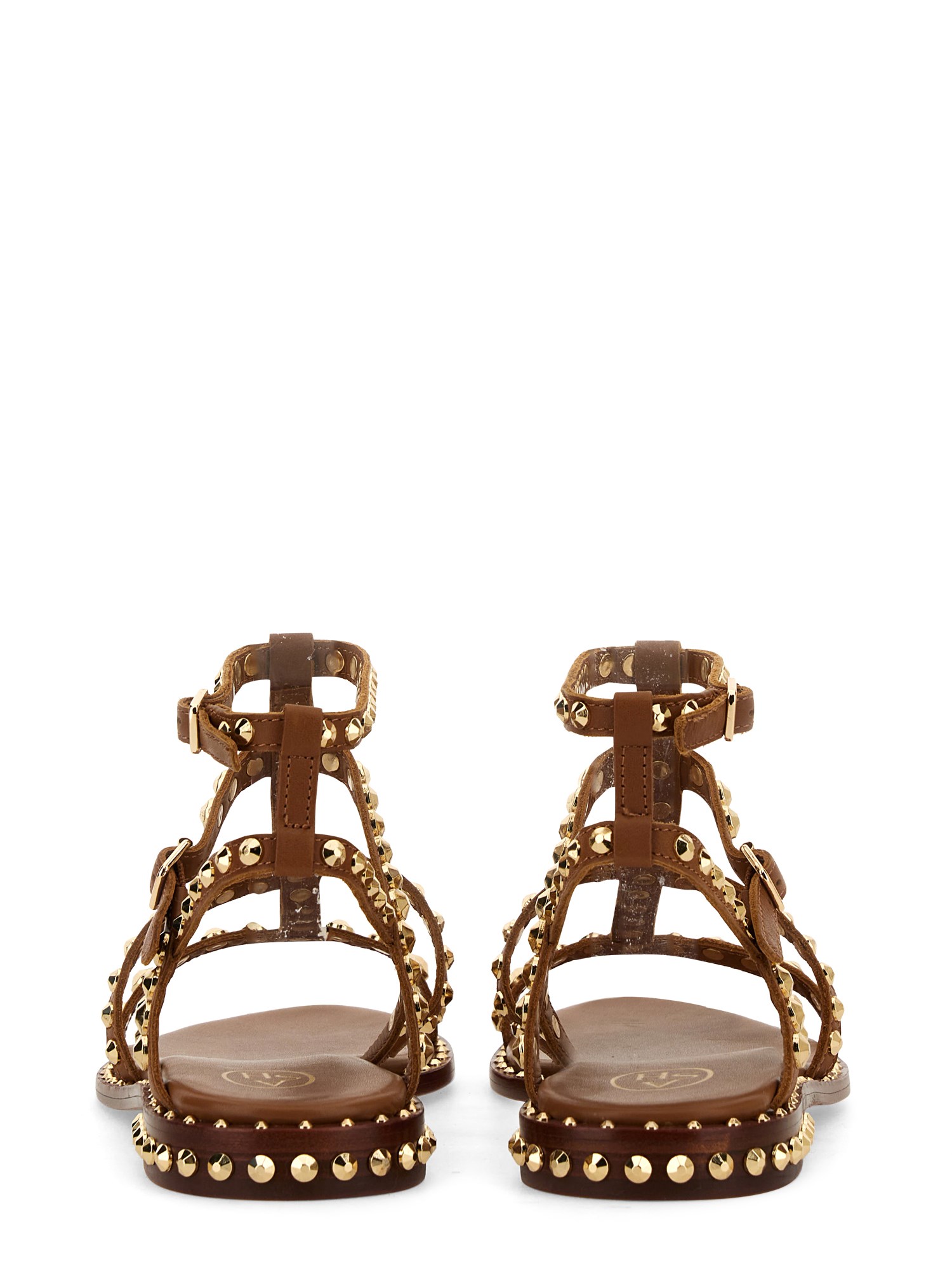 Ash leather sandals