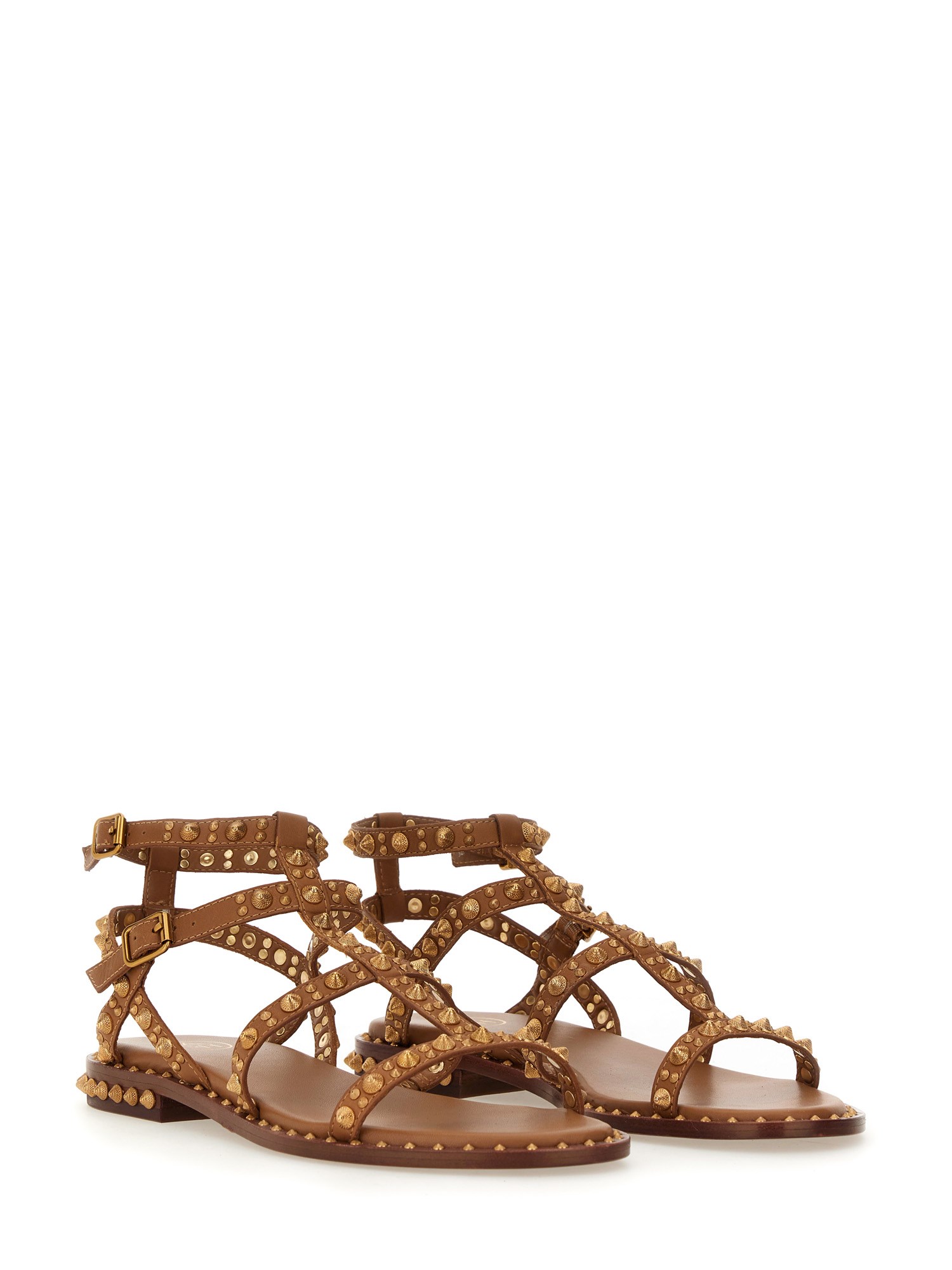 ASH STUDDED LEATHER SANDAL