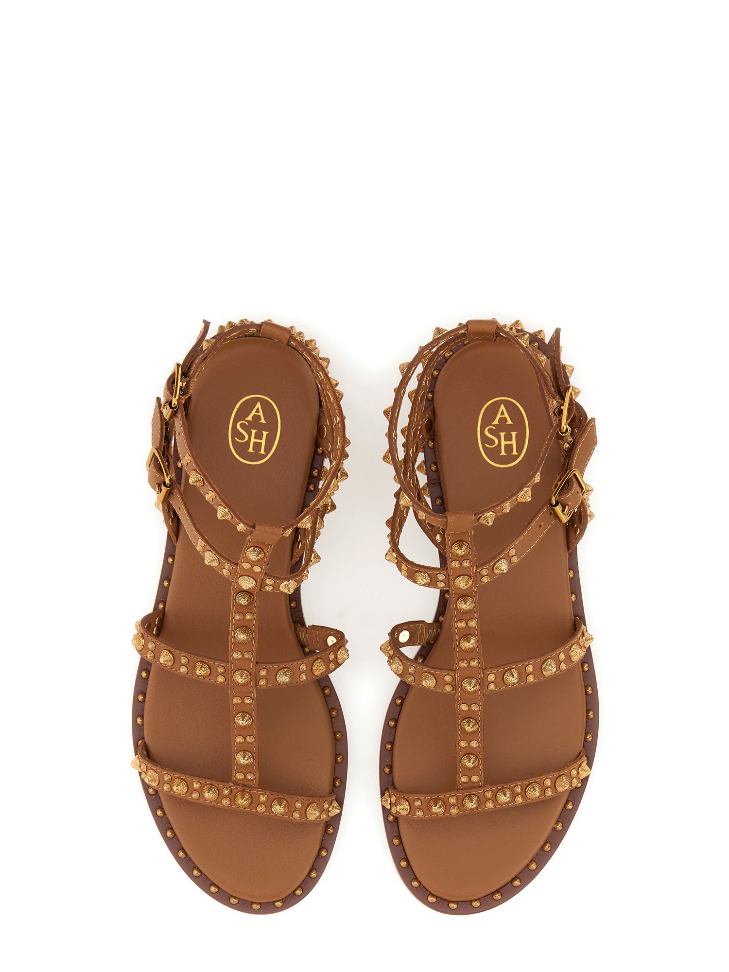 ASH STUDDED LEATHER SANDAL