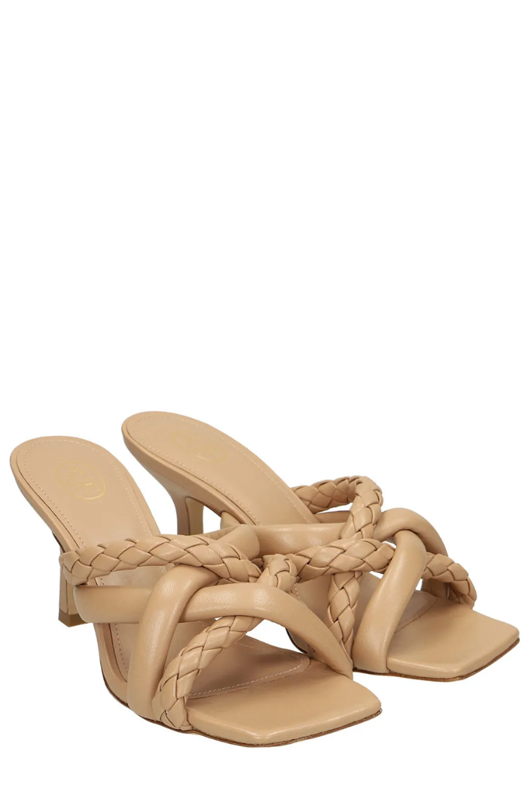 Ash Woven Strap Heeled Sandals