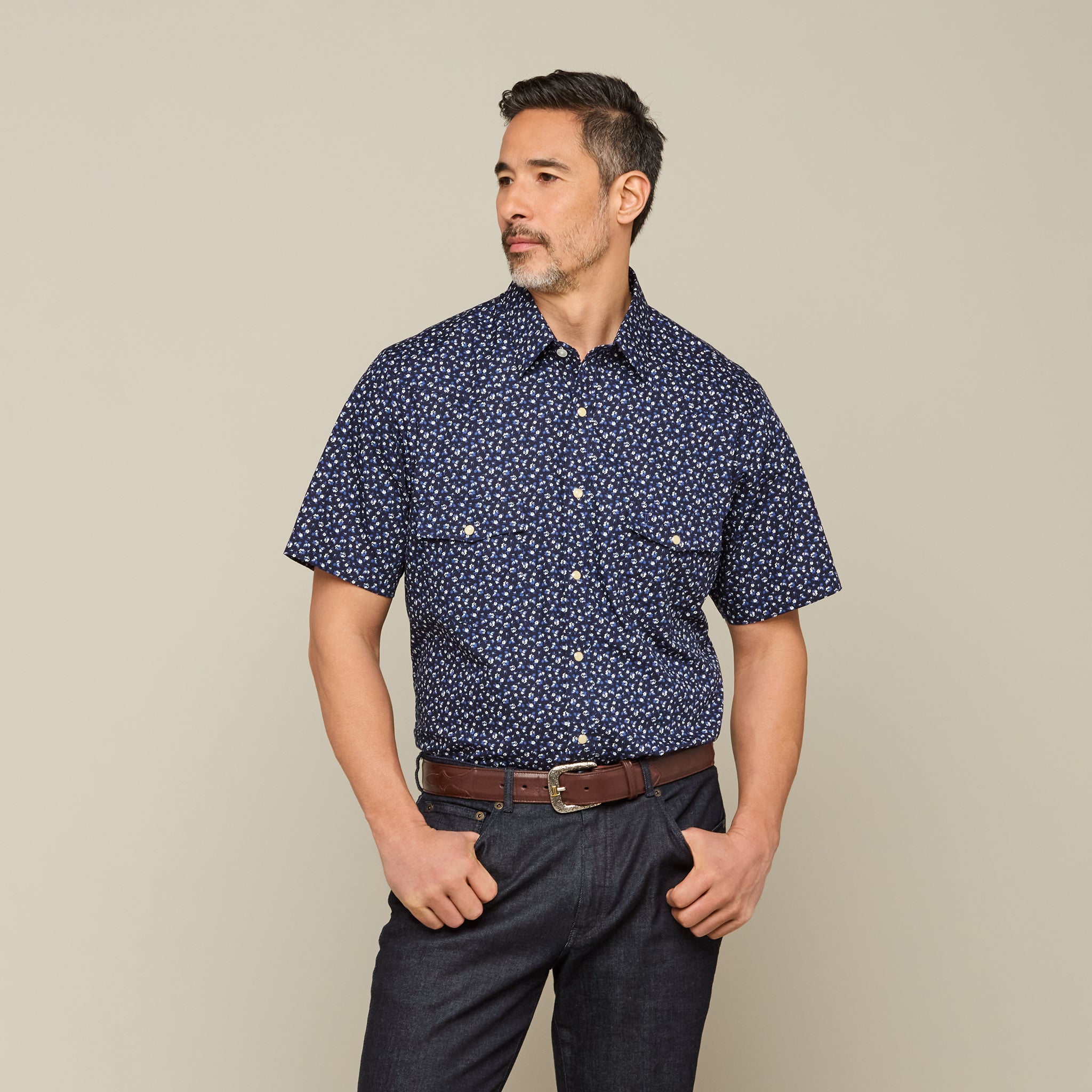 Austin Blue On Navy Floral Print - Shop Online | Latest Trendy Styles