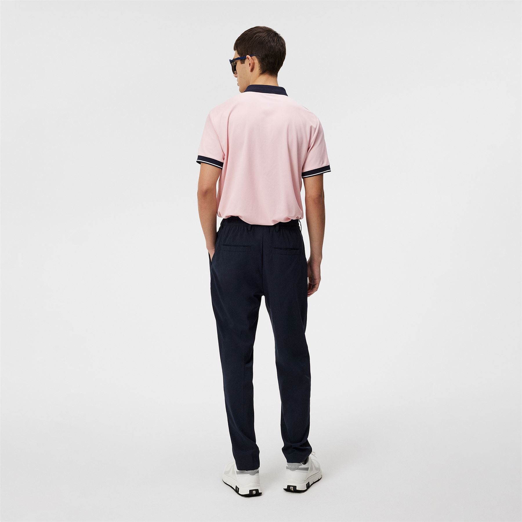 Bay Slim Fit Sport Pique Polo in Powder Pink - Buy Online SS24