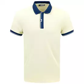 Bay Slim Fit Sport Pique Polo Wax Yellow - SS24 - Bay Slim Fit Yellow Pique Polo - SS24