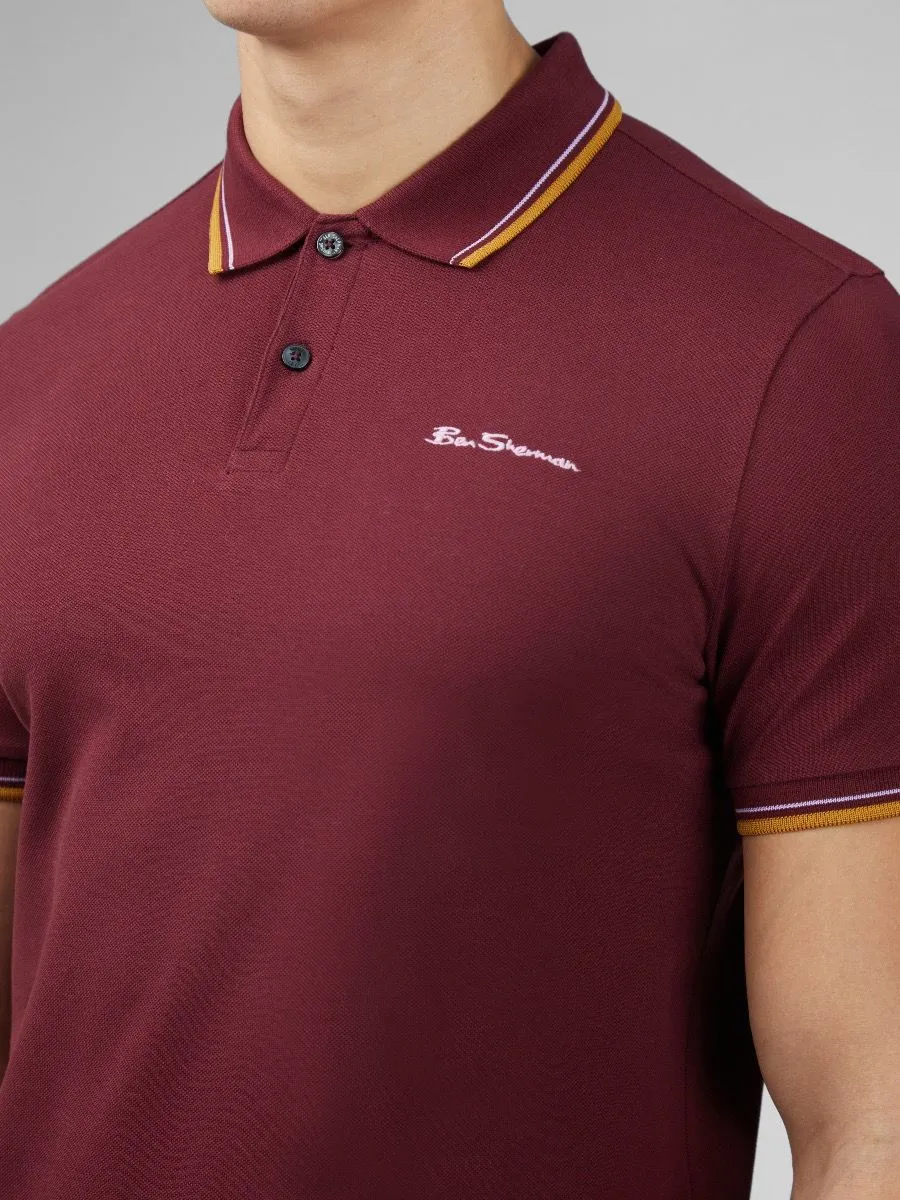 Casual Short Sleeve Polo Shirt at Ben Sherman Port