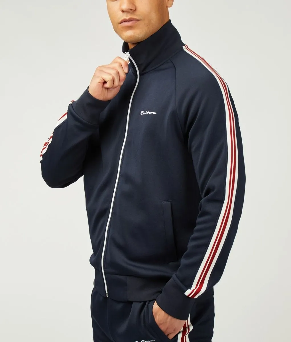 Ben Sherman Tape Track Jacket Dark Navy