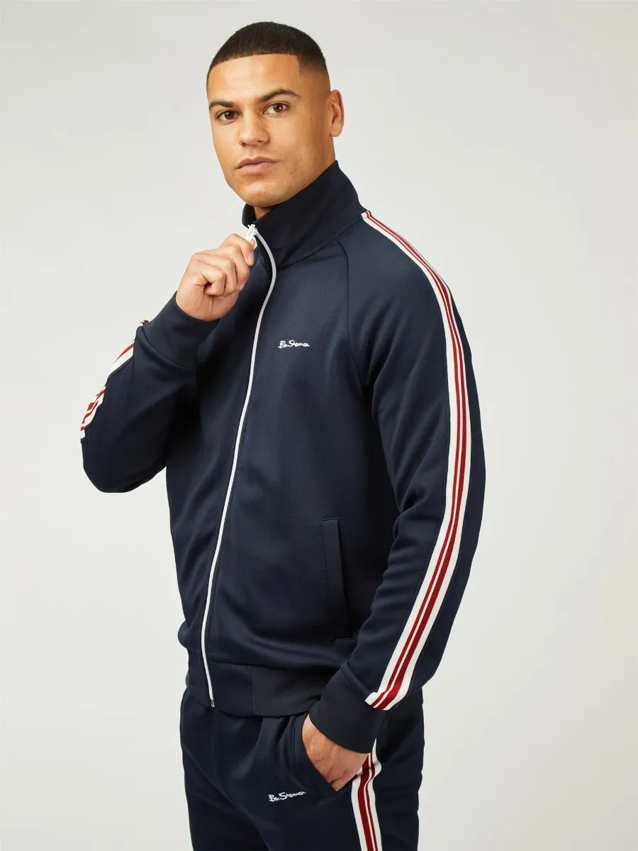 Ben Sherman Tape Track Jacket Dark Navy