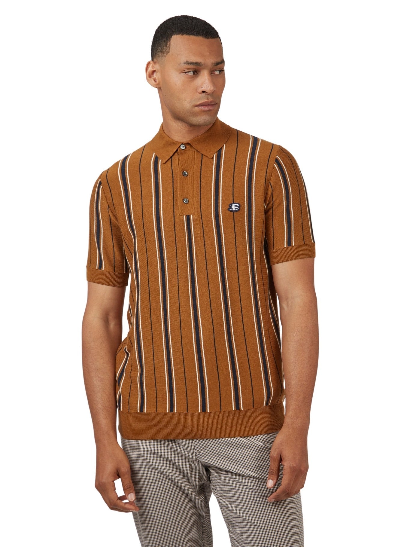 Ben Sherman Men's Striped Polo Shirt