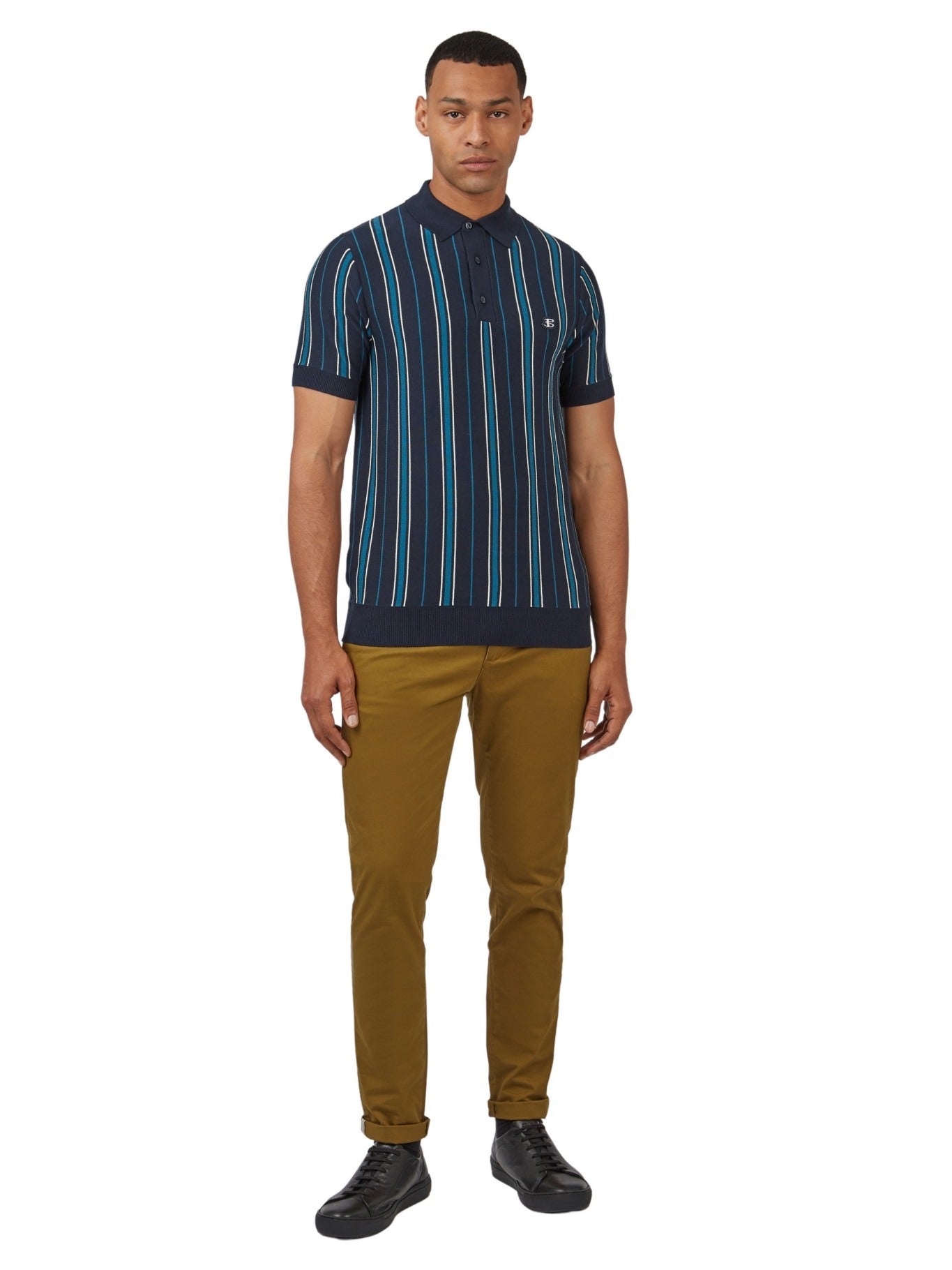 Ben Sherman Men's Striped Polo Shirt