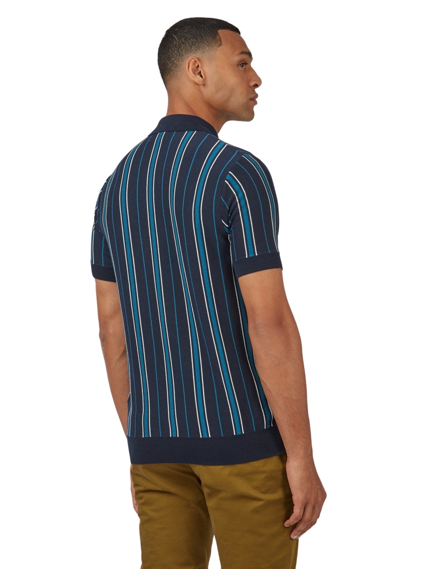 Ben Sherman Men's Striped Polo Shirt